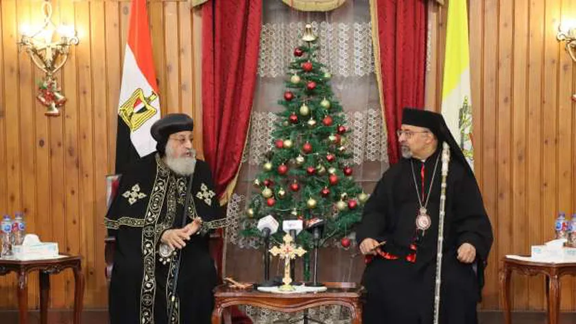 بطريرك الأقباط الكاثوليك يستقبل البابا تواضروس الثاني للتهنئة بعيد الميلاد
| يلا شوت