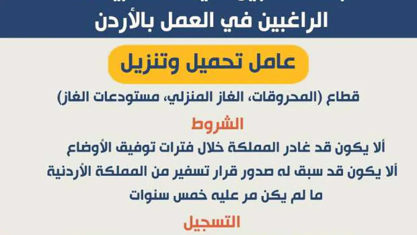 وزير العمل يعلن بدء التسجيل بقاعدة بيانات الراغبين في العمل بالأردن
| يلا شوت